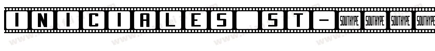 Iniciales ST字体转换